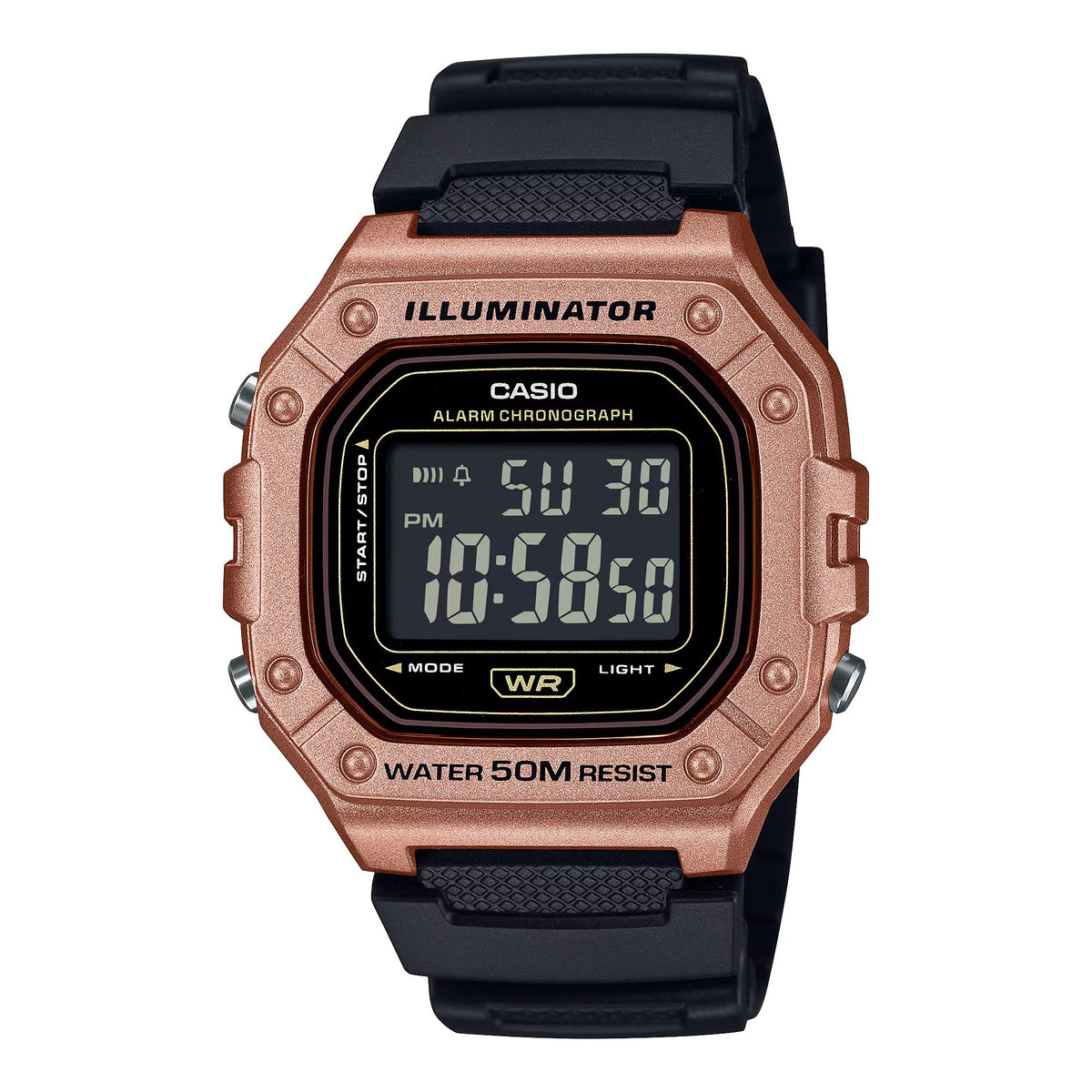 Rel p rose gold dig Casio W-218HM-5BVEF