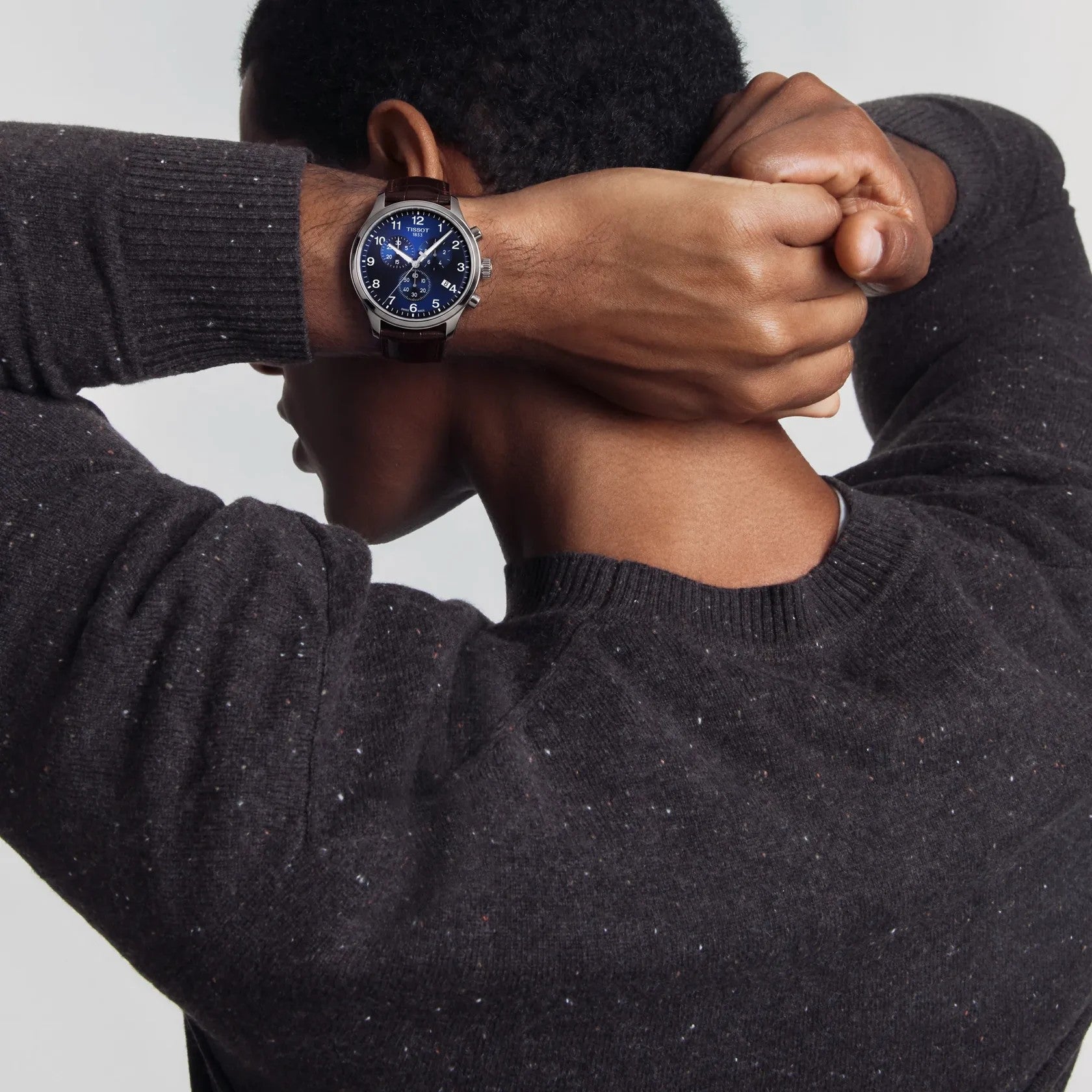 Relógio H. aço p/pele Tissot XL T116.617.16.047.00