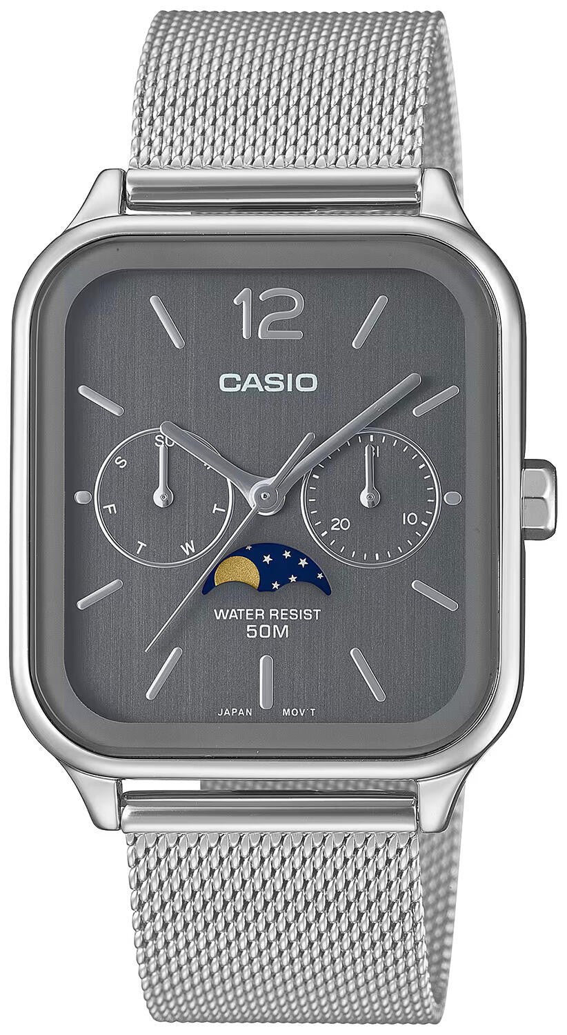Rel p aço/aço Casio MTP-M305M-8AVEF