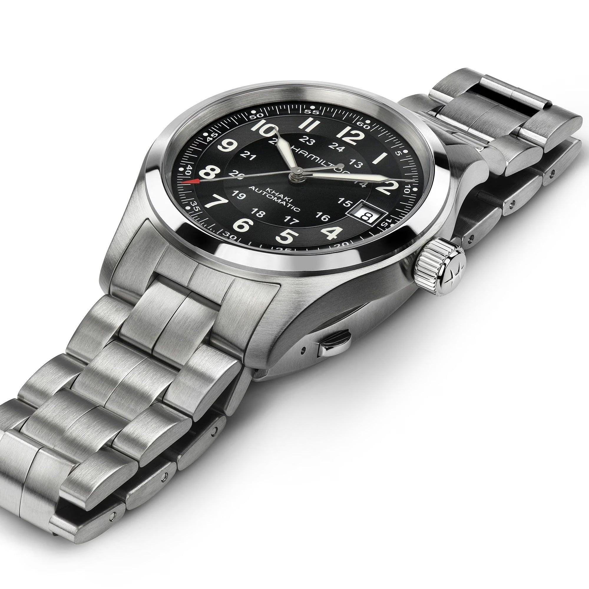 Relógio pulso Aço p/Aço Hamilton Khaki Field H70455133