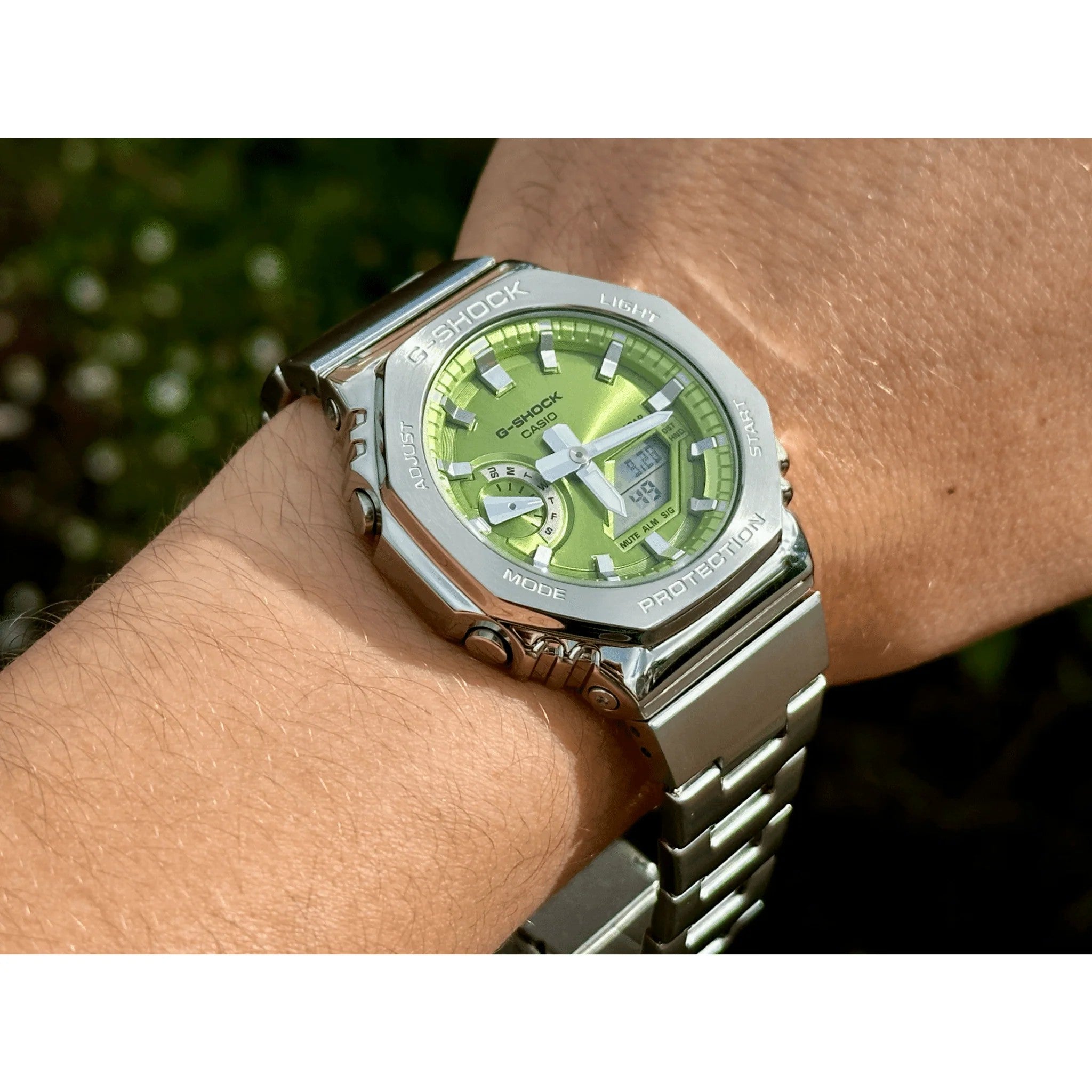 Rel p H aço/aço Casio GM-2110-3AER