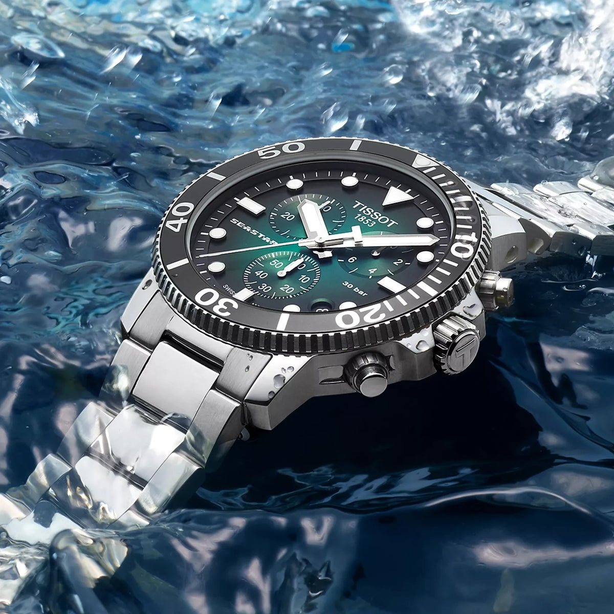 Relógio pulso aço p/aço Tissot Seastar T120.417.11.091.01