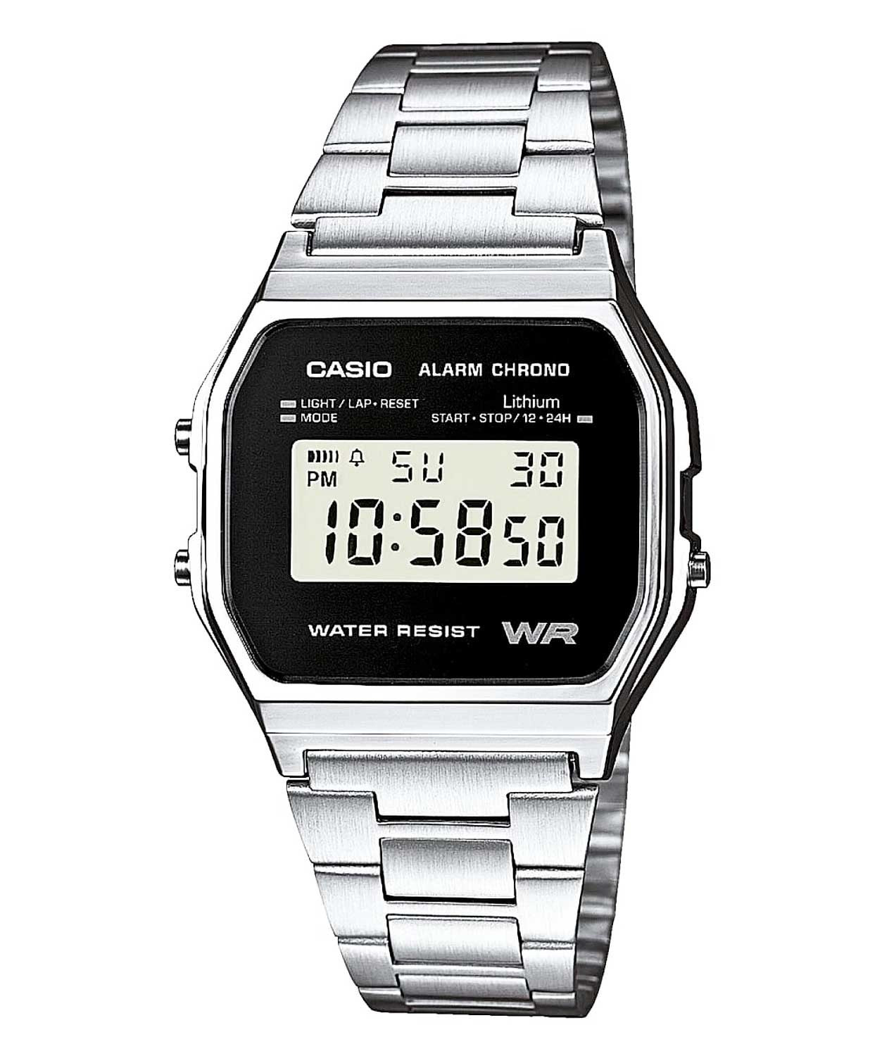 Relógio CASIO Vintage Iconic Prateado - A158WEA-1EF