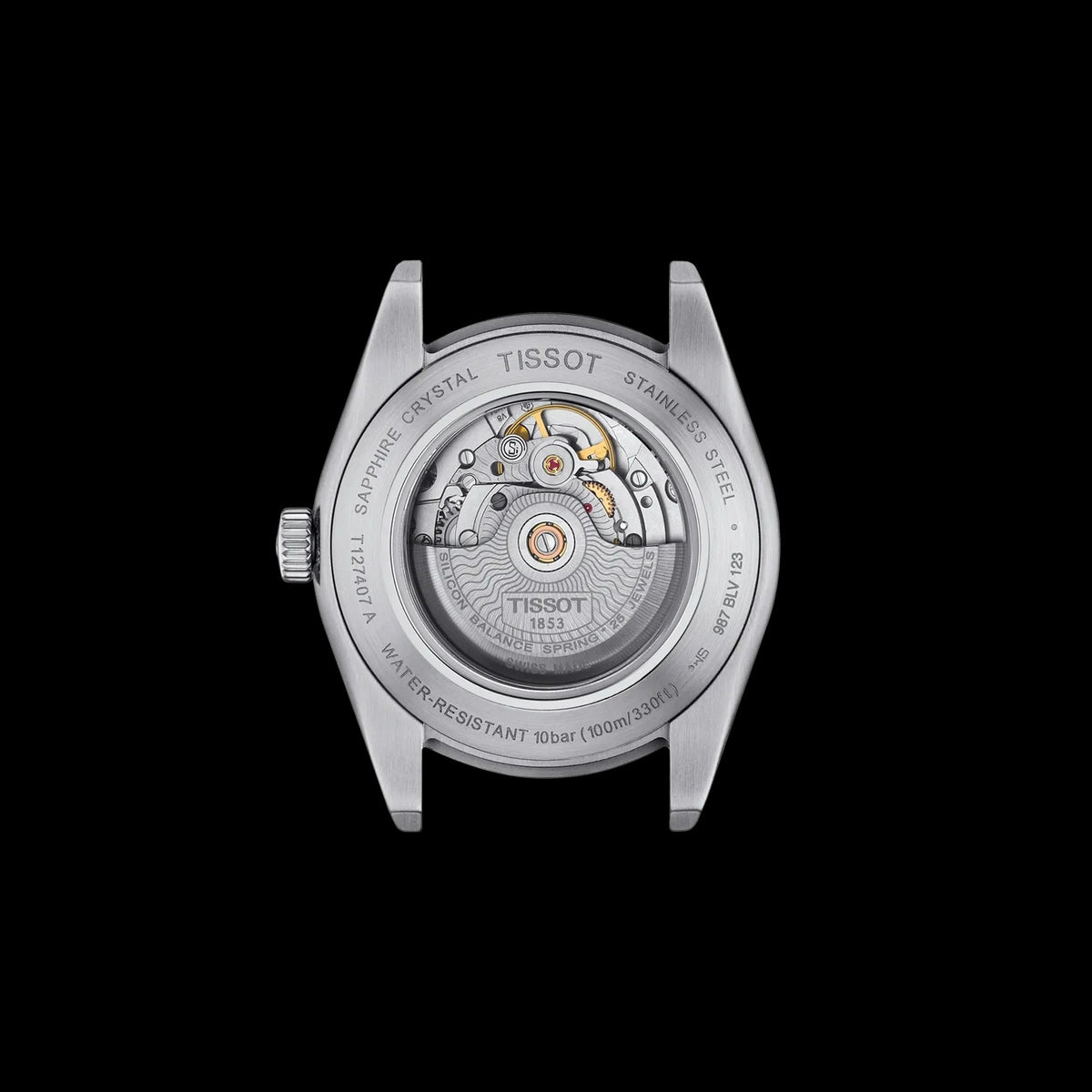 Relógio H. aço p/aço Tissot Gentleman T127.407.11.051.00