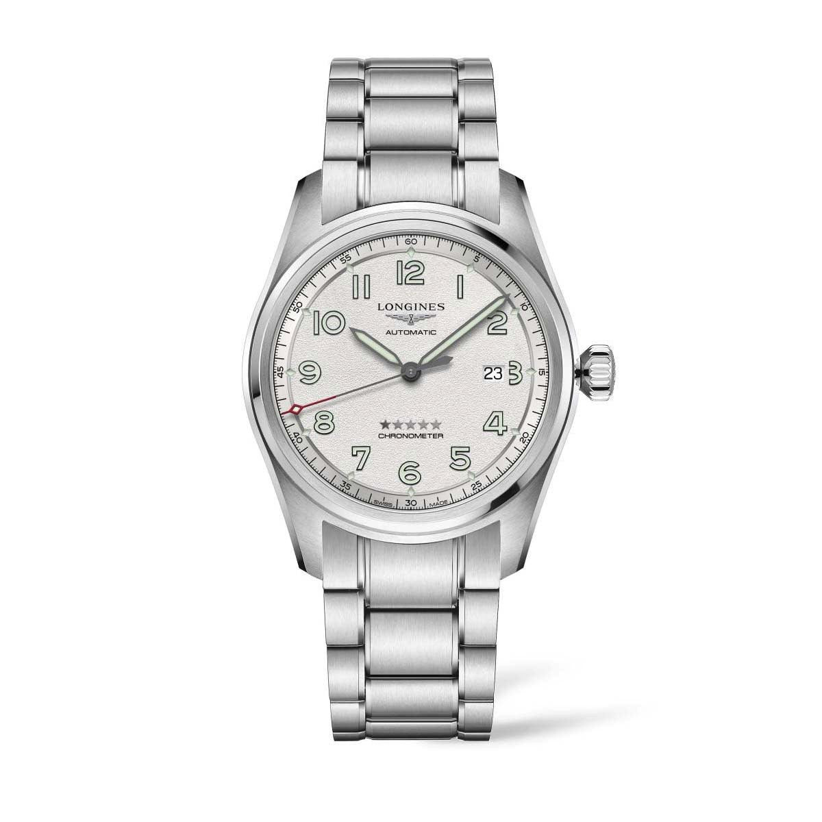 Rel p H c/ p aço autom Longines L38114736