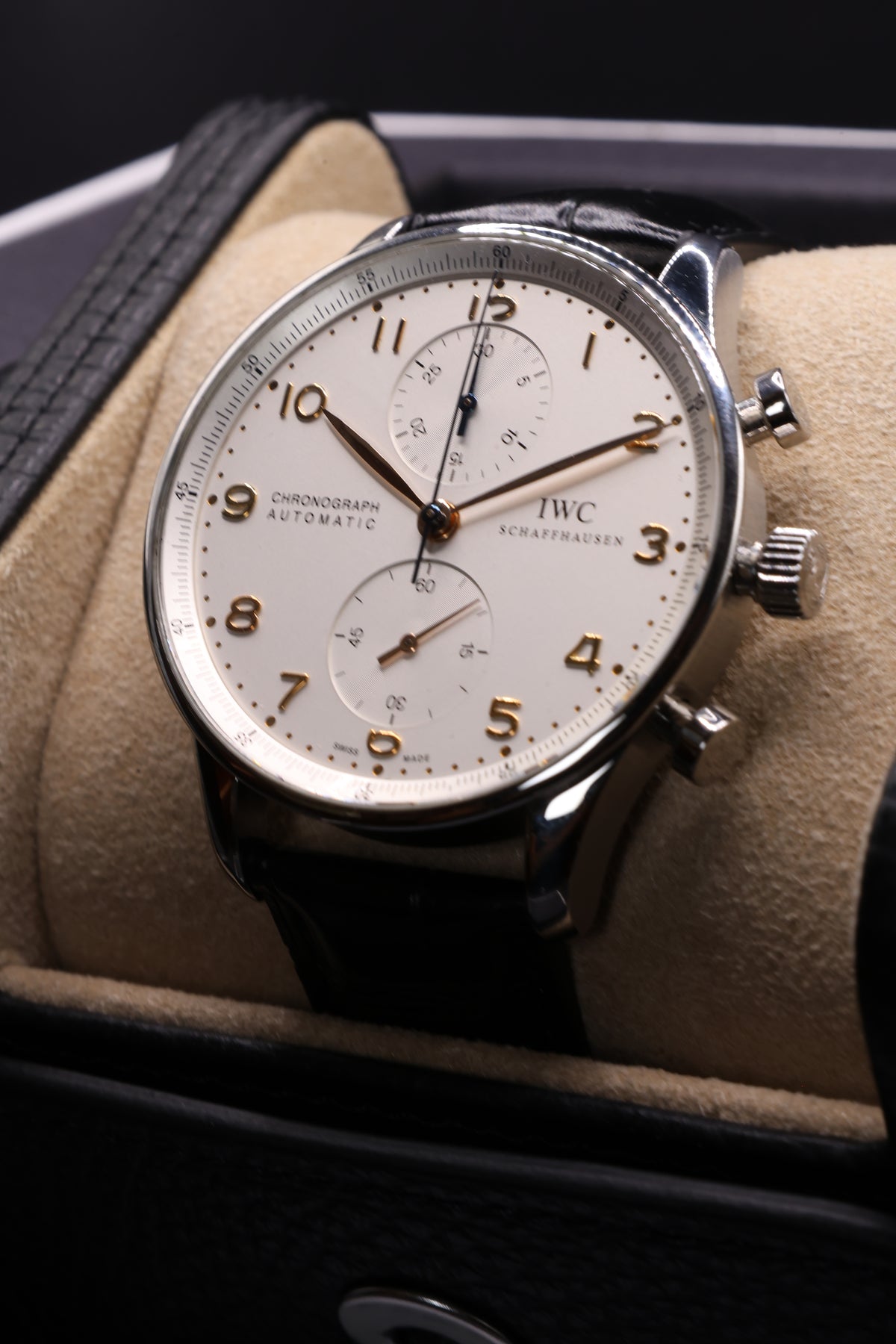Relógio Pulso Aço IWC Portuguese Ref. IW371401