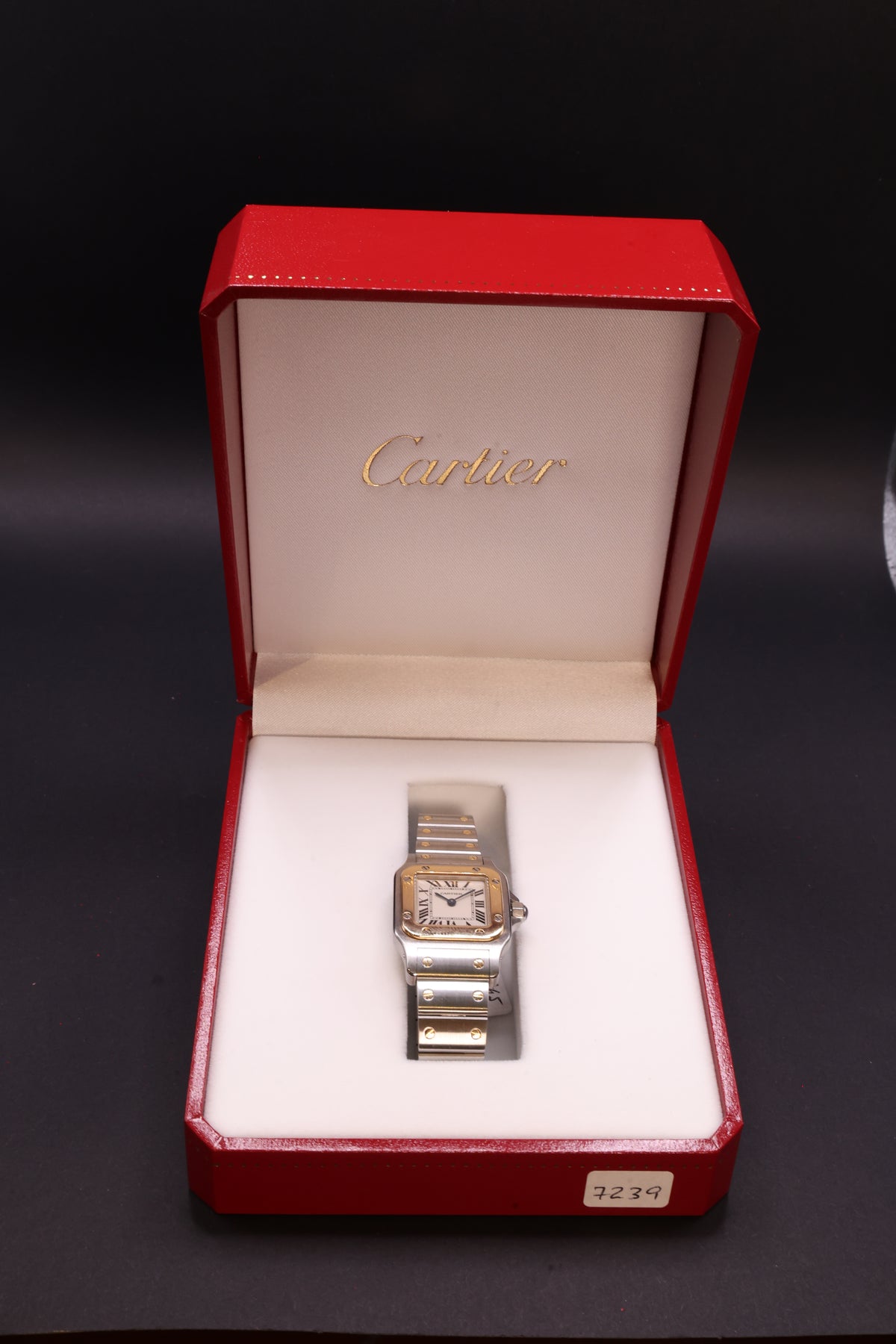 Relógio pulso bicolor Cartier Santos refª 1567