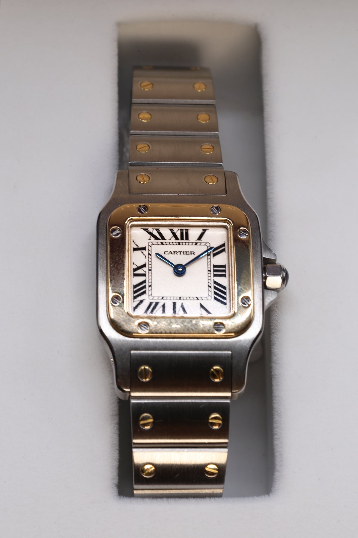 Relógio pulso bicolor Cartier Santos refª 1567