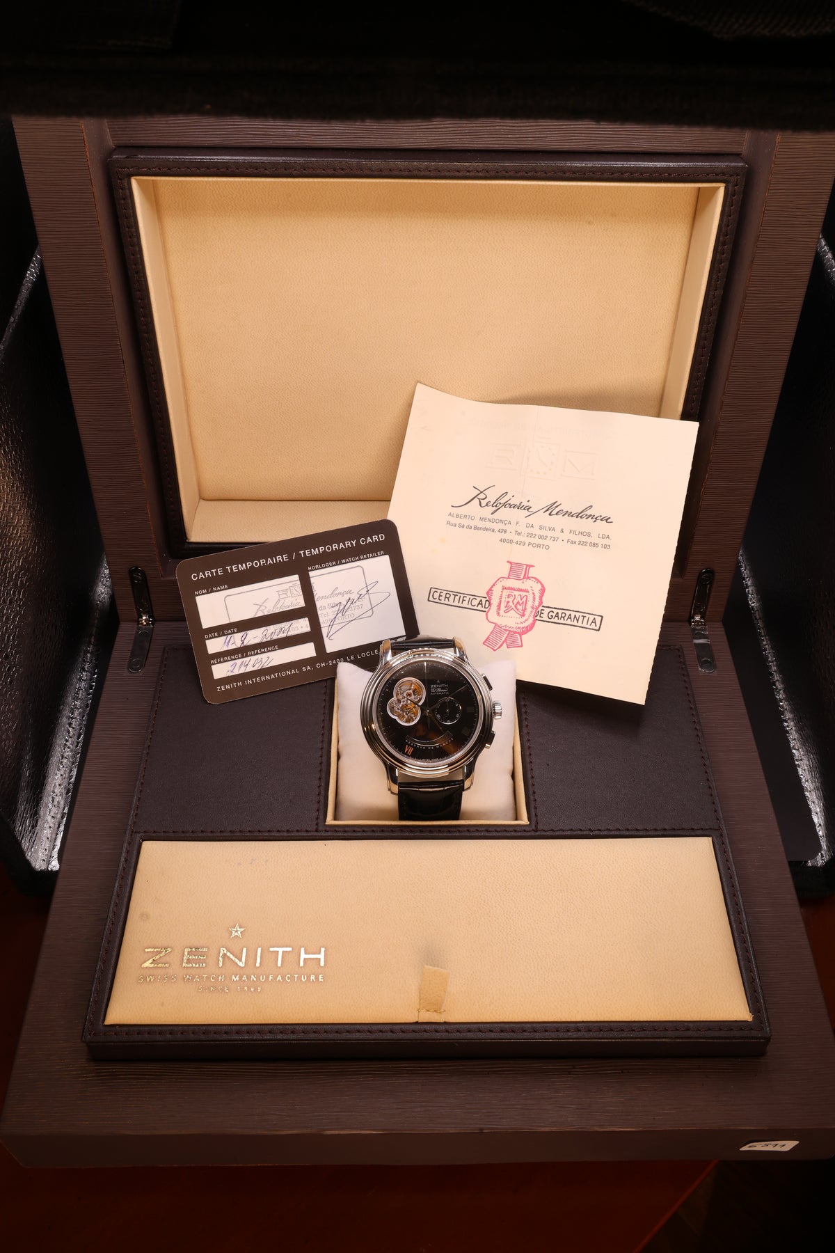 Relógio Zenith El Primero ChronoMaste refª 03.1260.4021