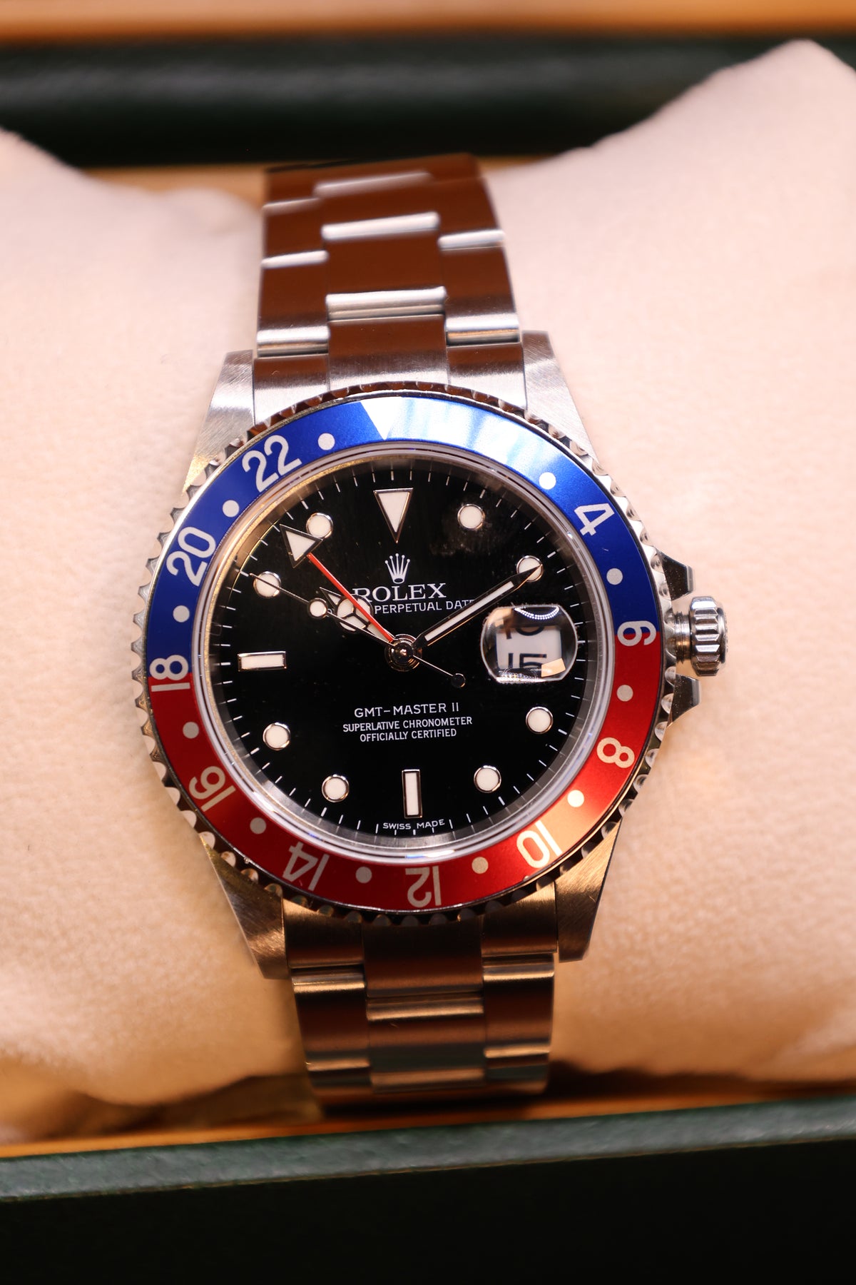 Relógio pulso Rolex GMT-Master II- Stick Dial refª 16710