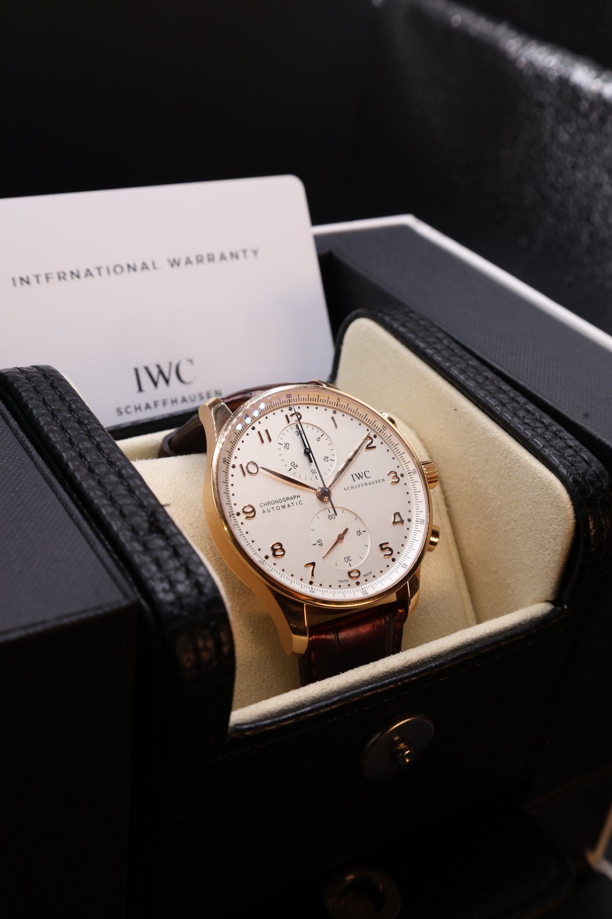 Relógio pulso em ouro IWC Portuguese refª IW371480
