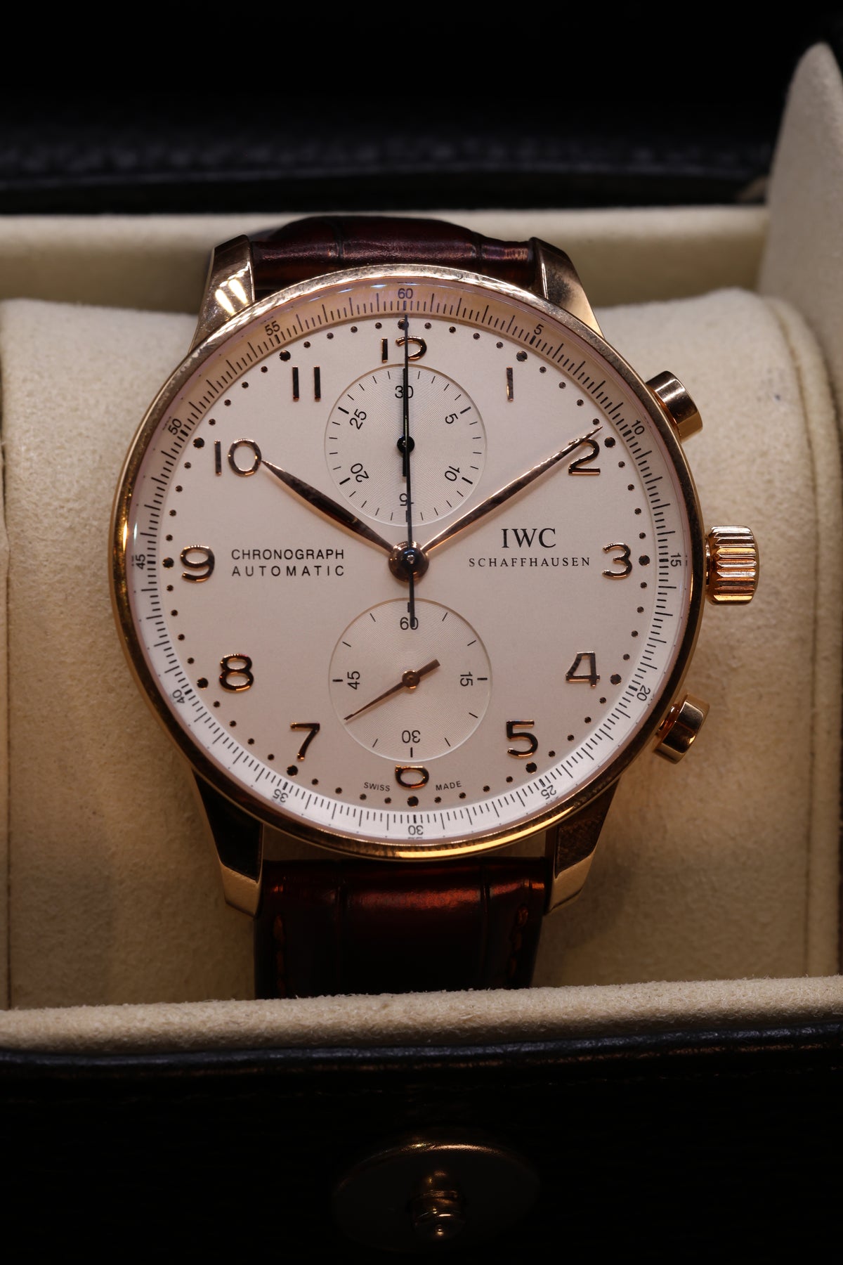 Relógio pulso em ouro IWC Portuguese refª IW371480
