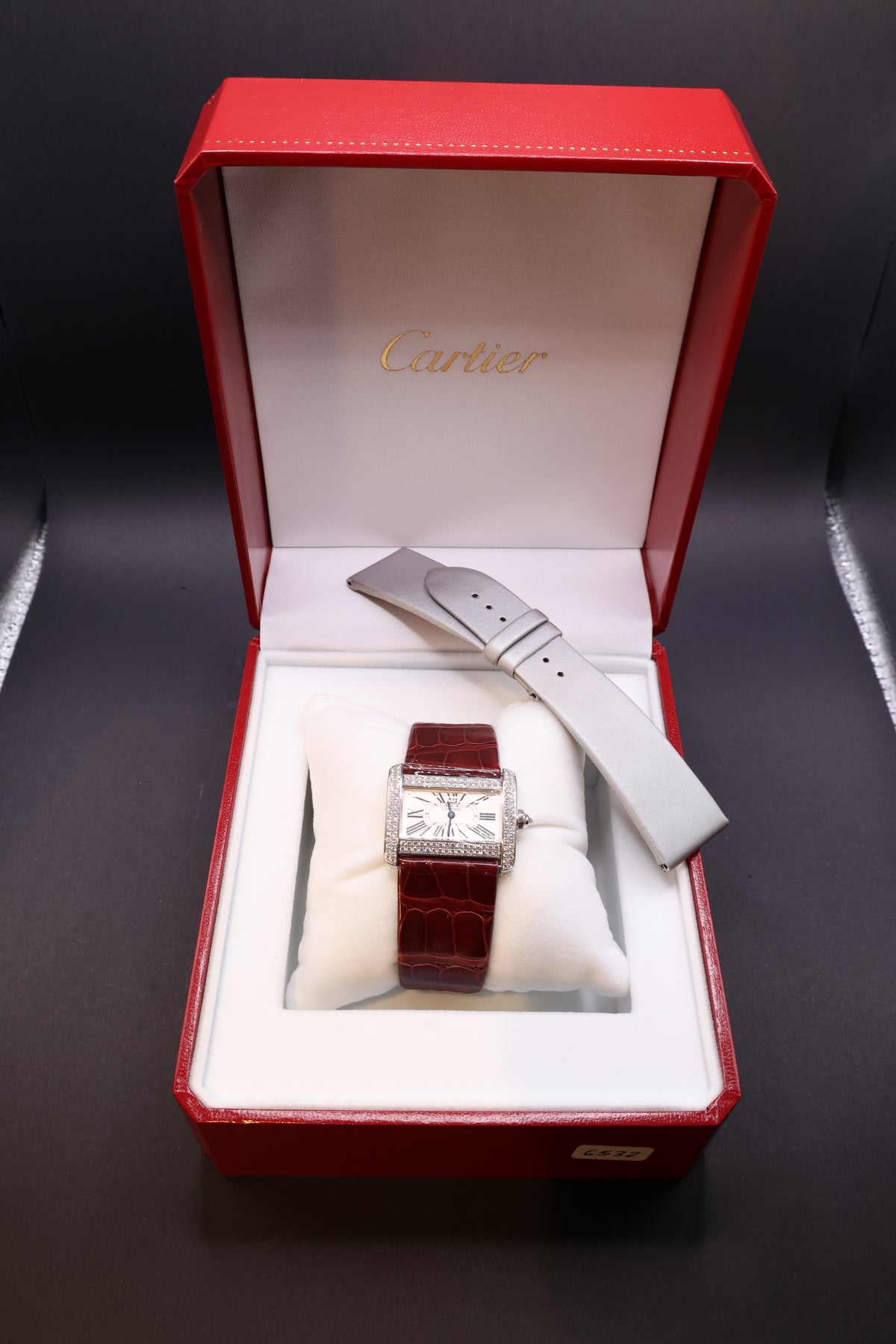 Relógio pulso Cartier Tank Divan refª 2613