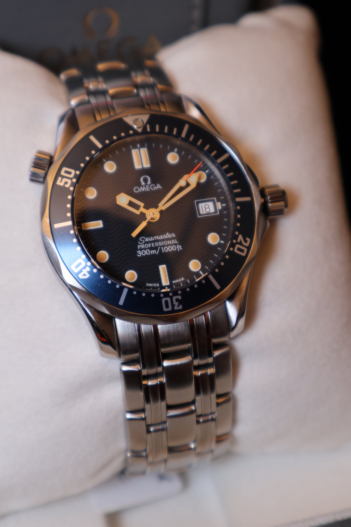 Relógio pulso aço Omega Seamaster refª 2561.80