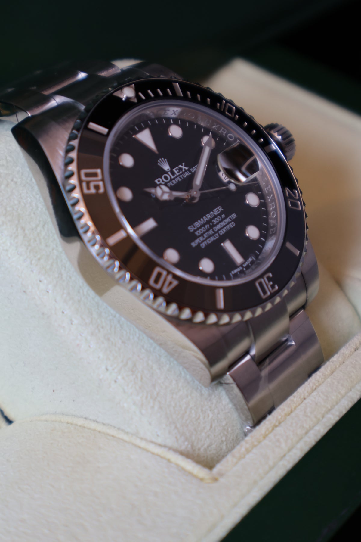 Relógio pulso aço Rolex Submariner refª 116610LN