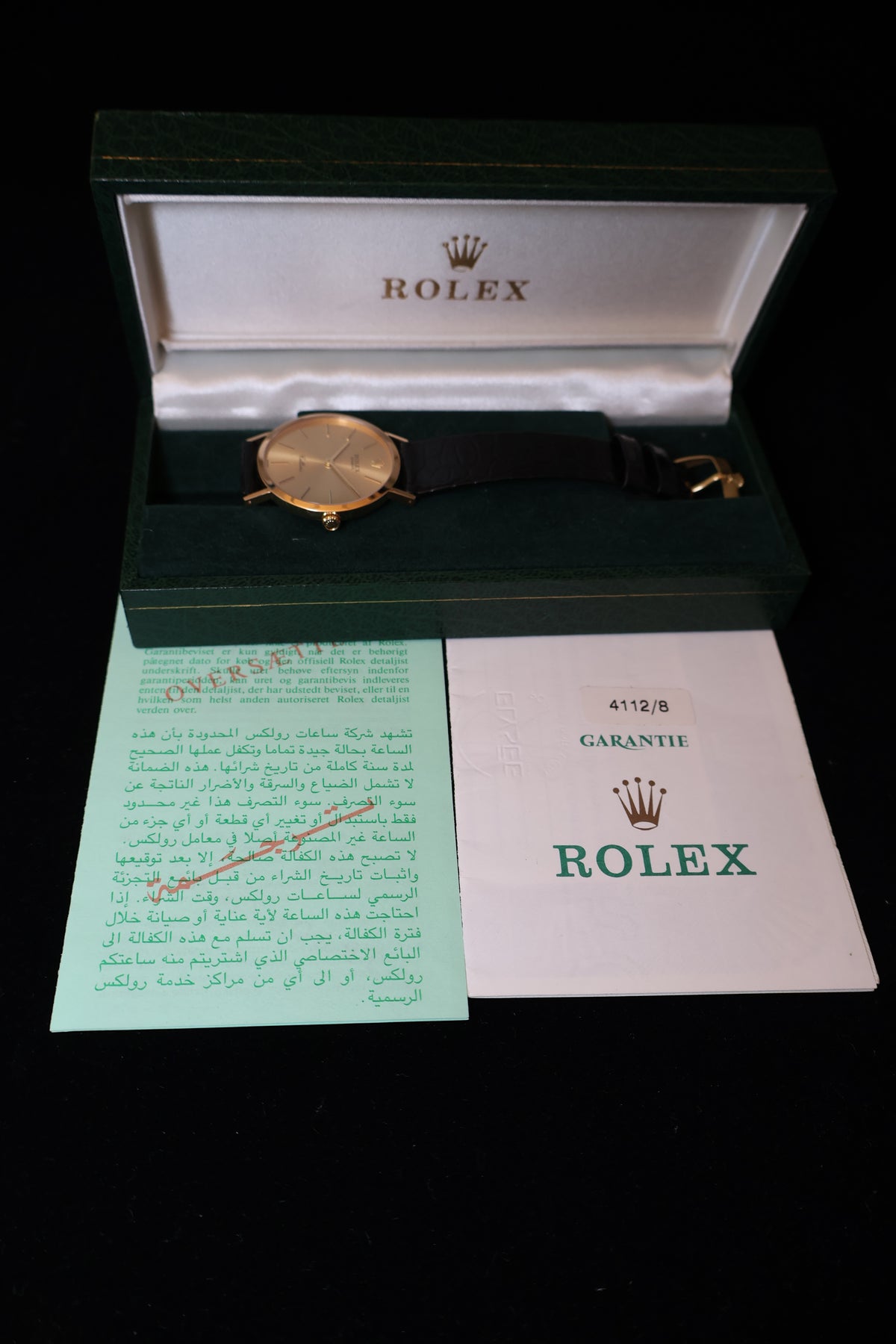 Relógio pulso ouro Rolex refª 4112/8