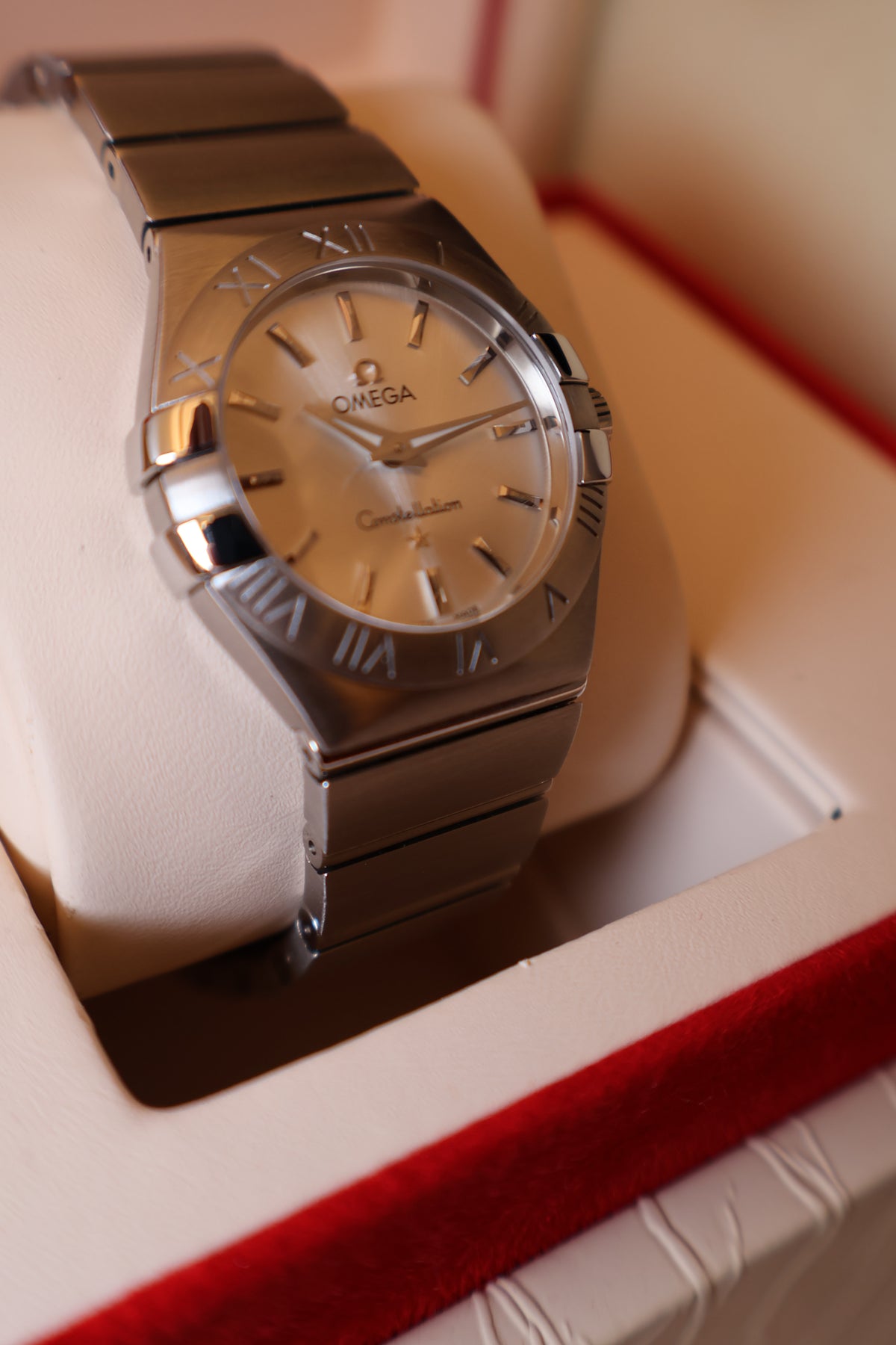 Relógio pulso aço Omega Constelation refª 12310276002001