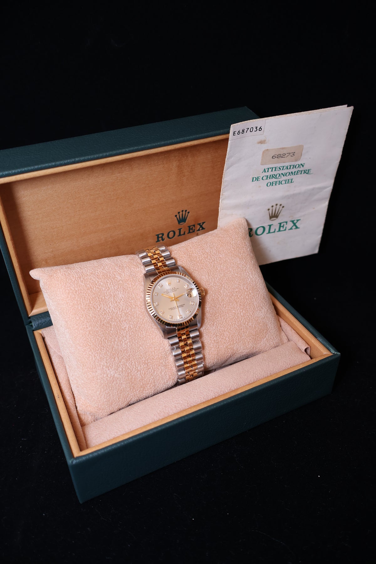Relógio pulso Rolex Date Just Refª 68273