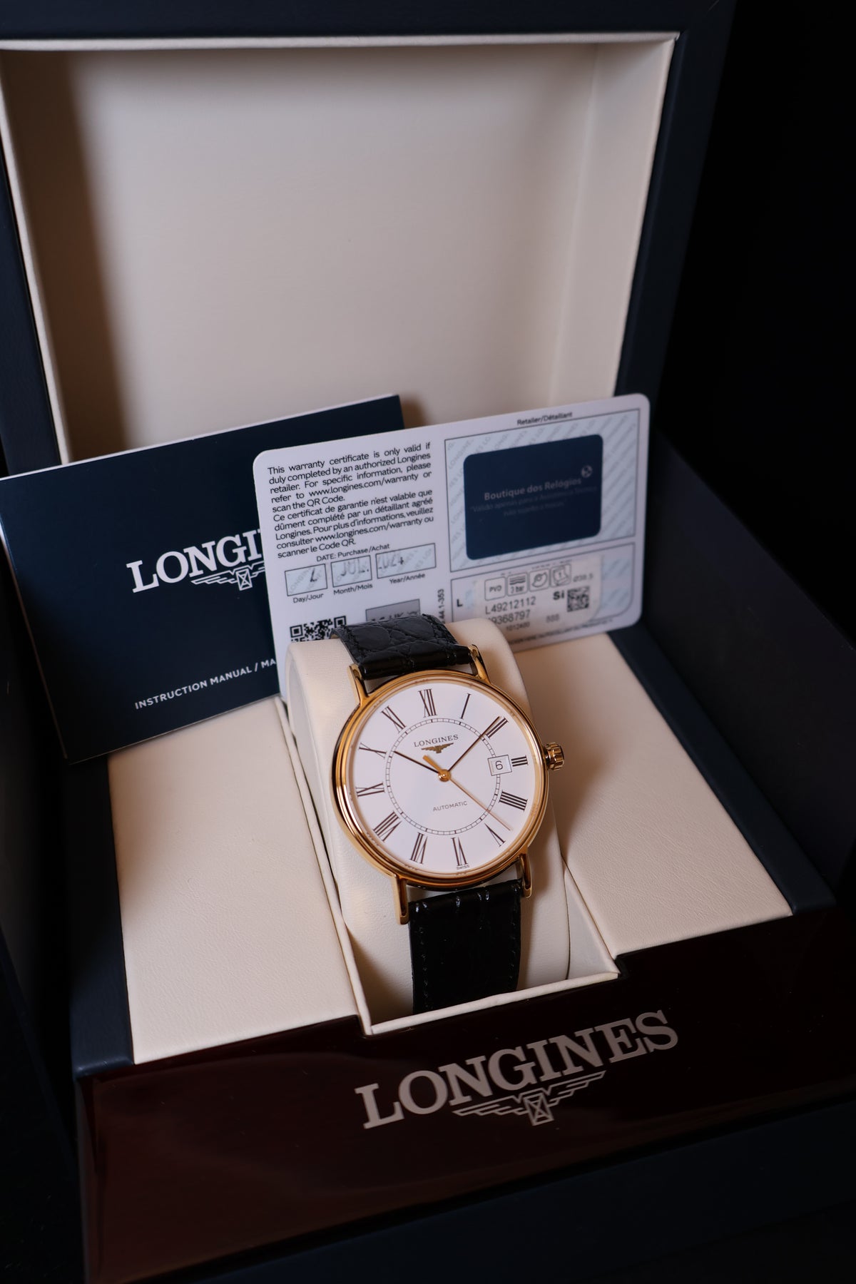 Relógio pulso Longines Presence refª L49212112