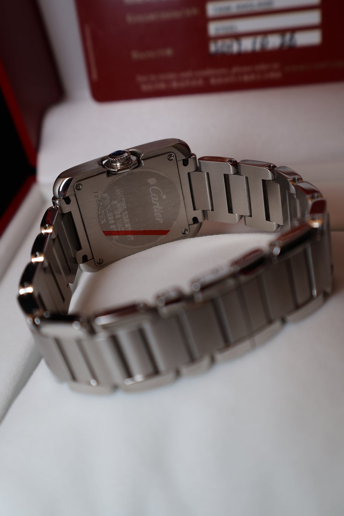 Relógio pulso Cartier Tank Inglês refª W5310022