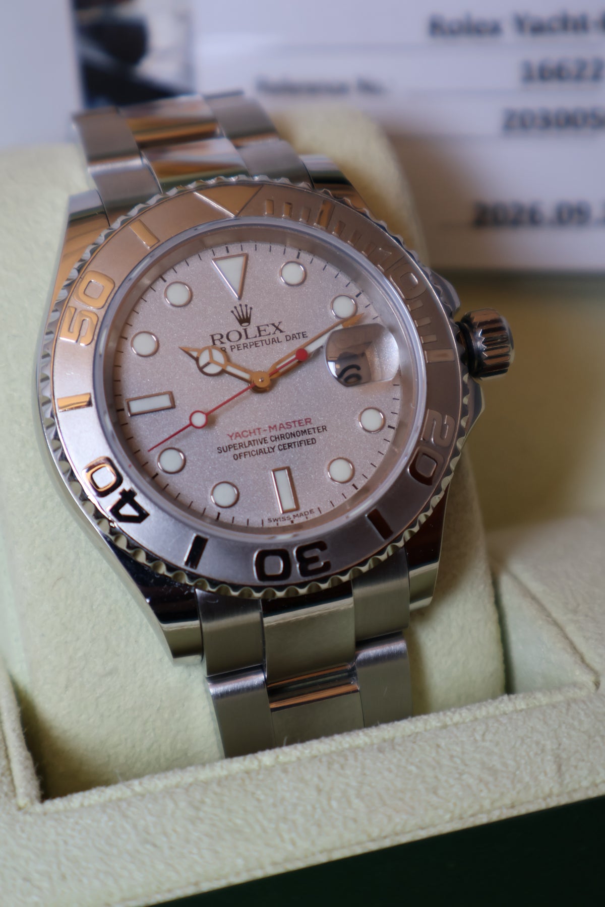 Relógio pulso Rolex Yacht-Master refª 16622
