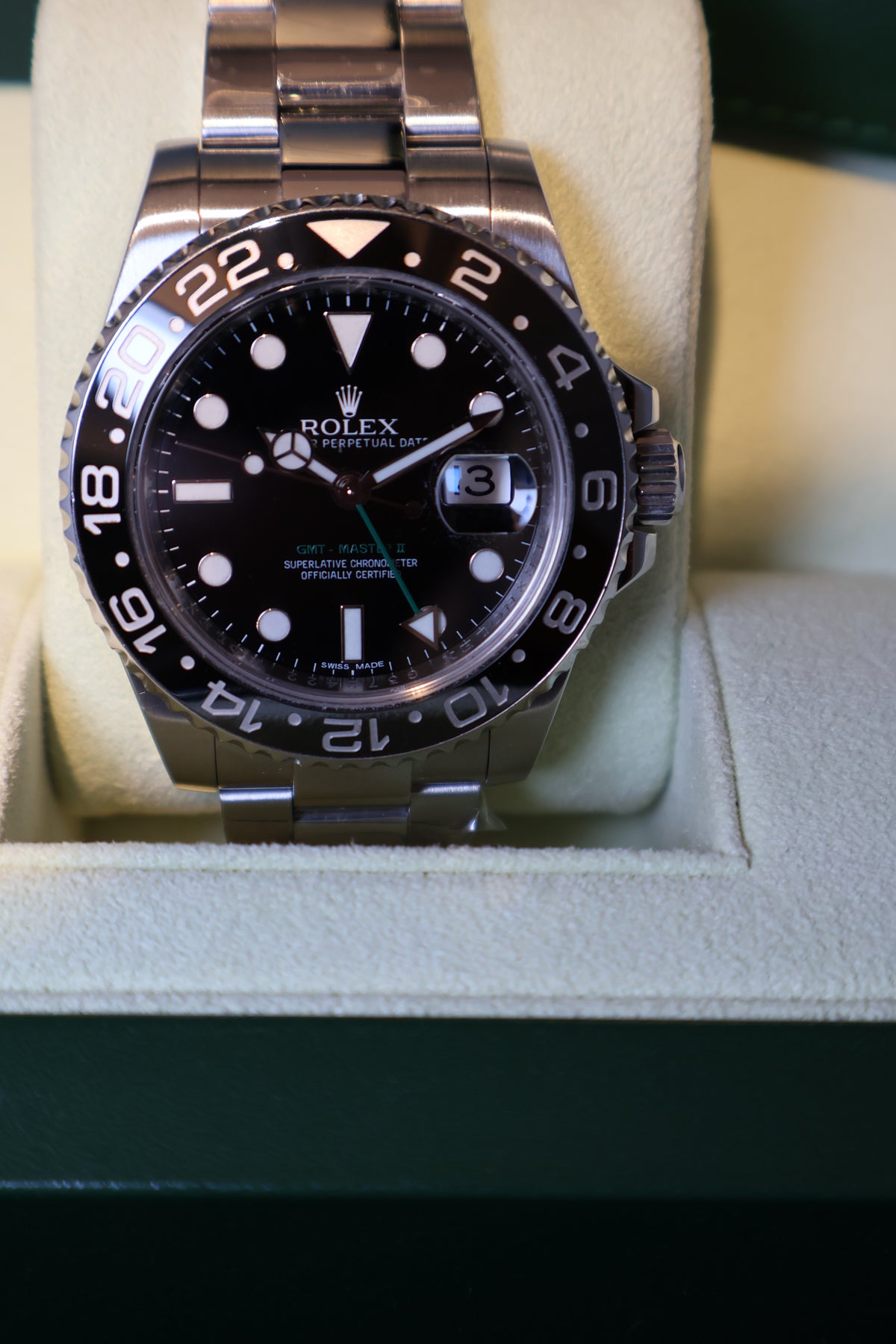 Relógio pulso Rolex GMT-Master II refª 116710LN