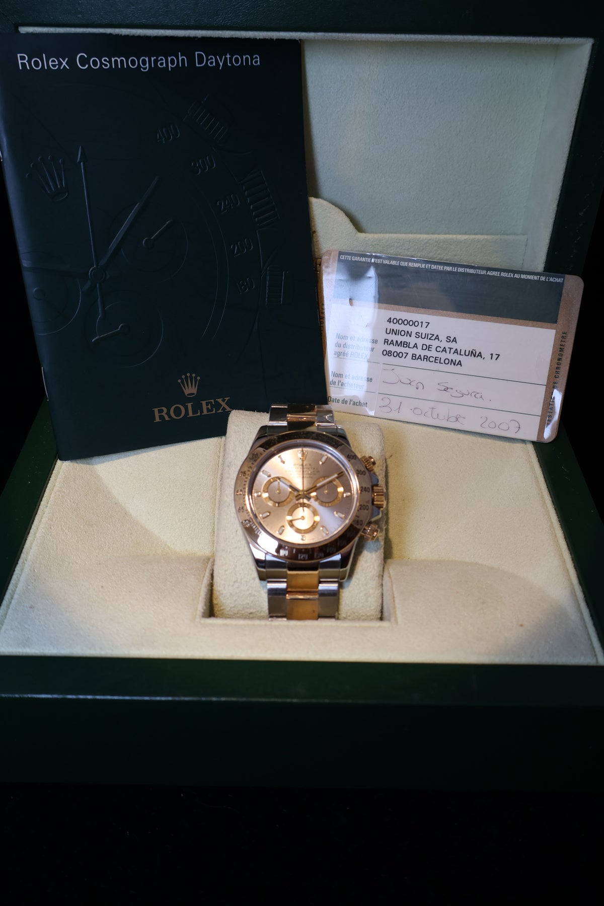 Relógio pulso Rolex Daytona refª 116523
