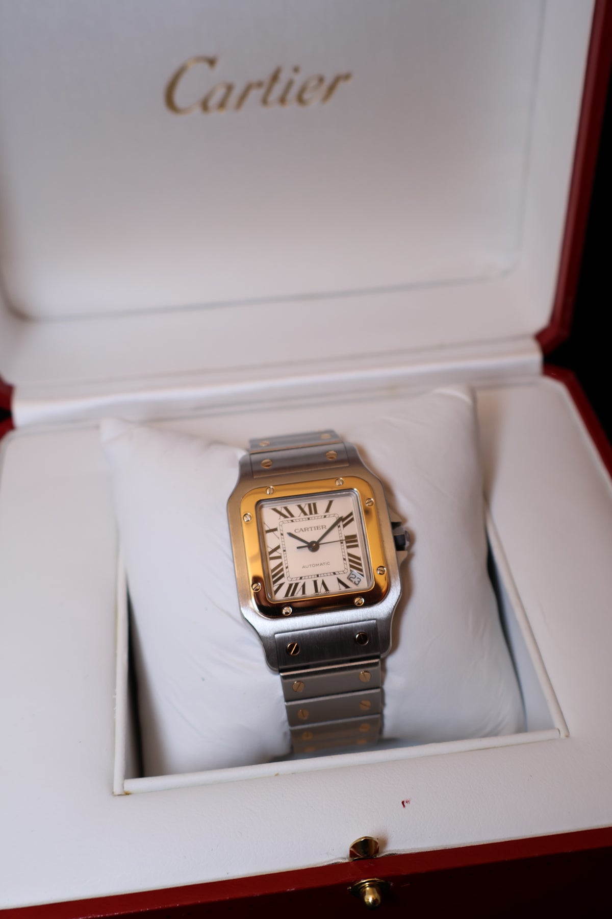 Relógio pulso Cartier Santos Galbeè refª 2823