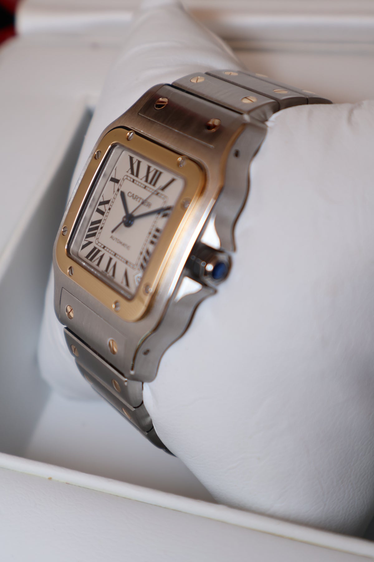 Relógio pulso Cartier Santos Galbeè refª 2823