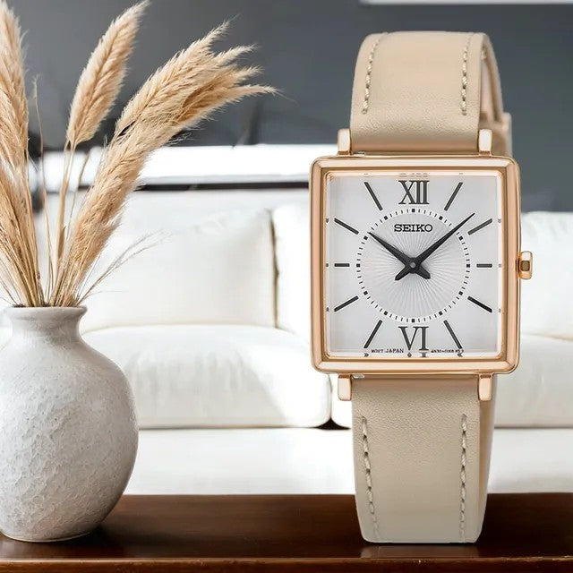 Relógio Seiko Ladies 2P Quadrado SWR114P1