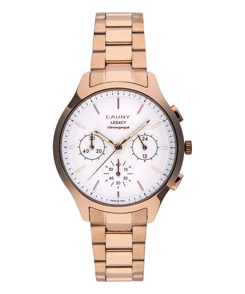 Rel p Sra c/ p rose gold Cauny CLG008