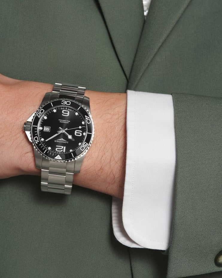 Relógio Longines HydroConquest Ceramic Blk Ref.L37814566