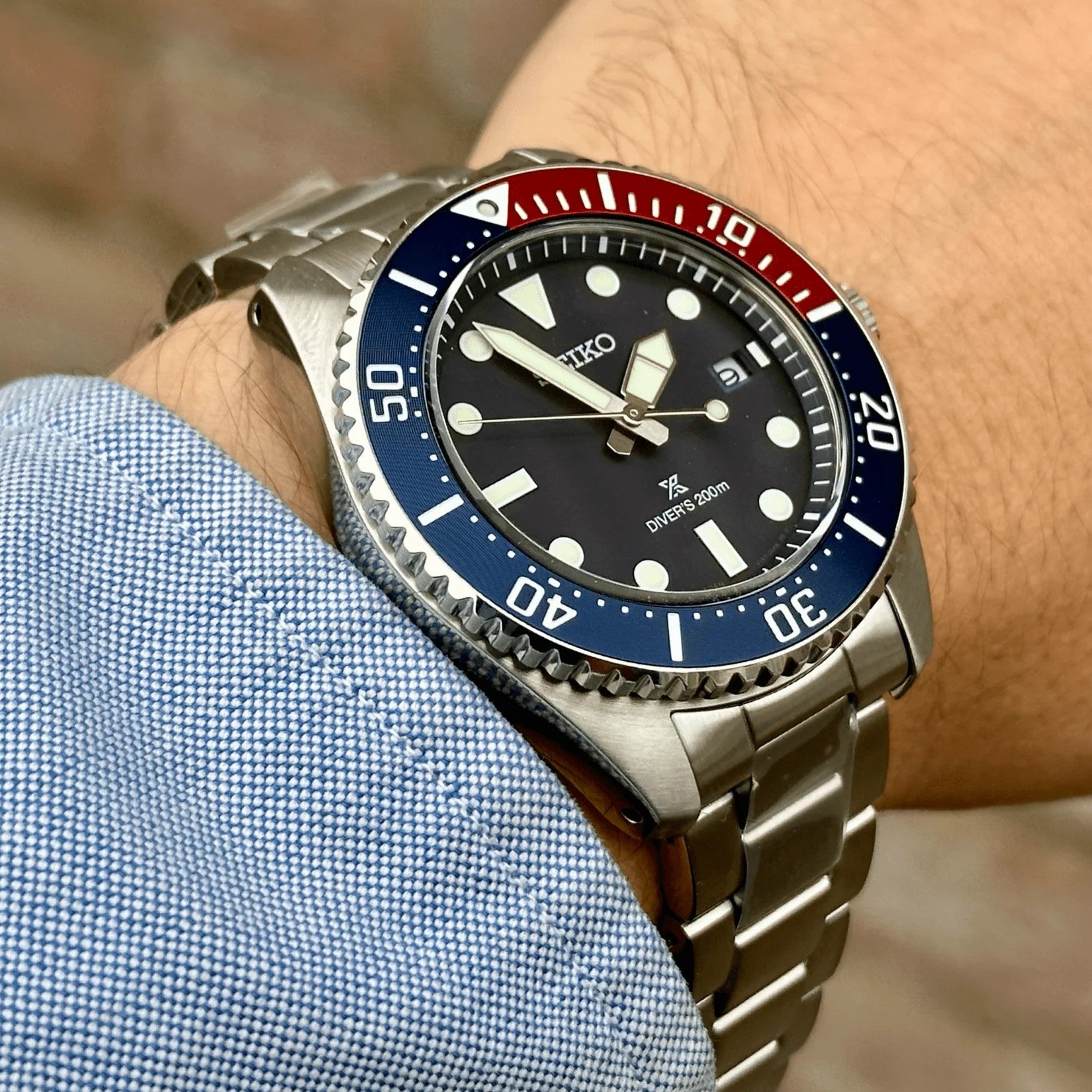 Rel p H aço/aço Seiko SNE595P1