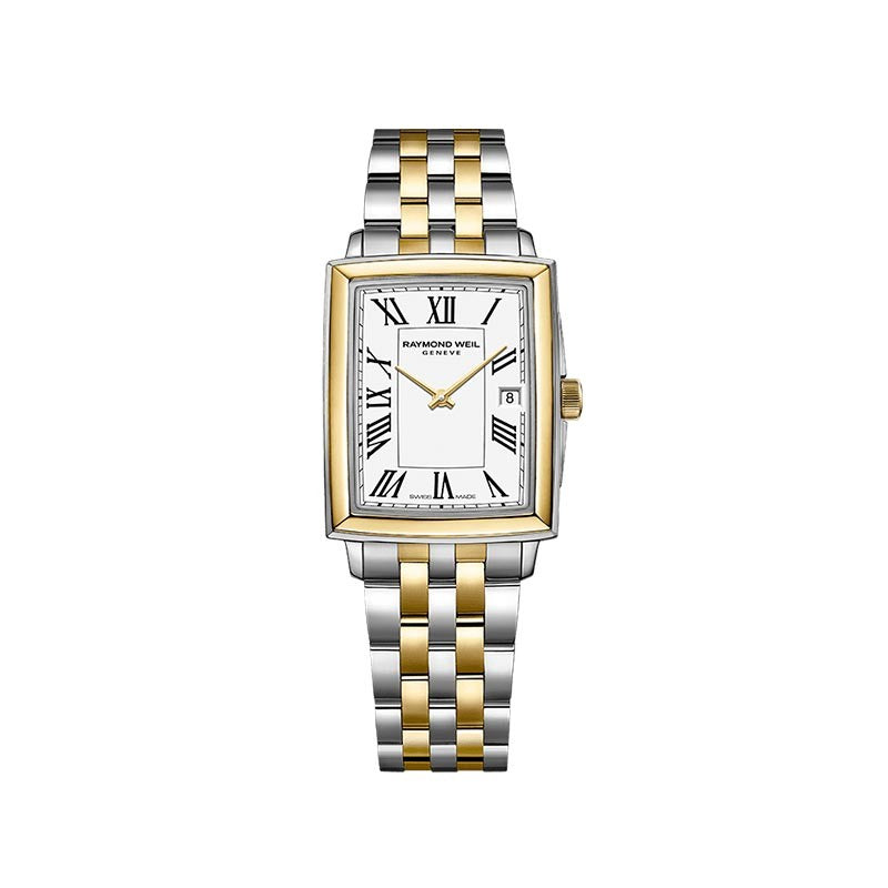 Rel p Sra c/ p aço bicol Raymond Weil 5925-STP-00300