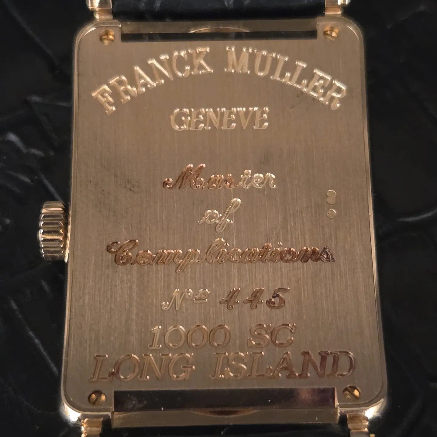 R P H OURO FRANCK MULLER REFª 1000SC / Nº 445