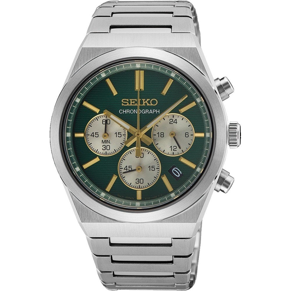 Relogio pulso H. aço p/aço Seiko SSB461P1