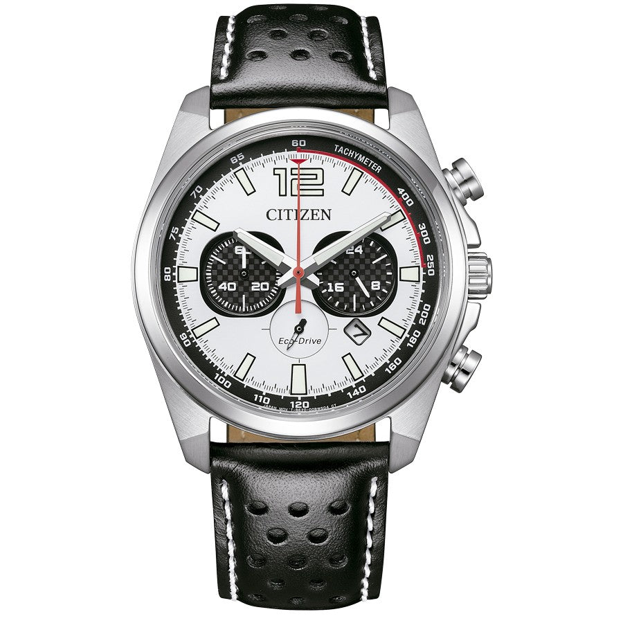 Relógio pulso aço p/pele Citizen Eco-Drive CA4640-09A