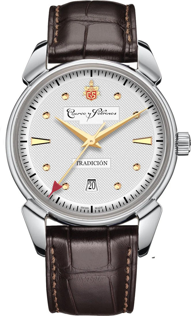 Relógio Cuervo & Sobrinos Historiador Tradicion 3195.1TS