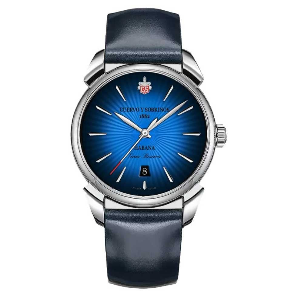 Relógio Cuervo & Sobrinos Historiador Aqua 3101.1GRB
