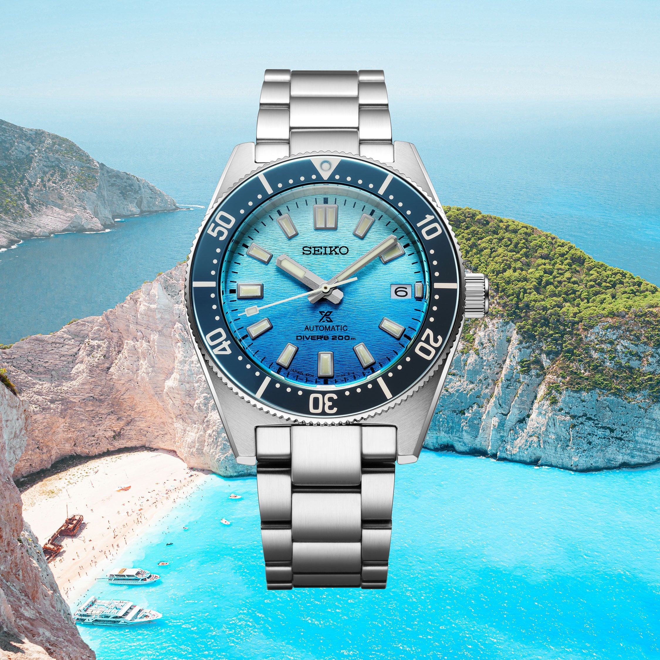 Rel p H aço/aço Seiko Prospex SPB473J1