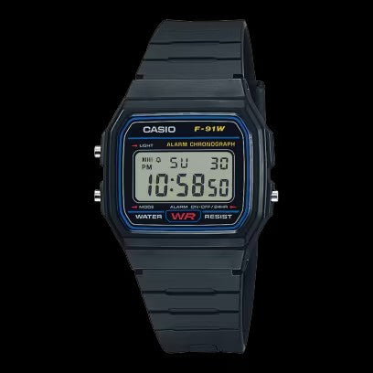 Relógio pulso Casio F-91W-1YEG