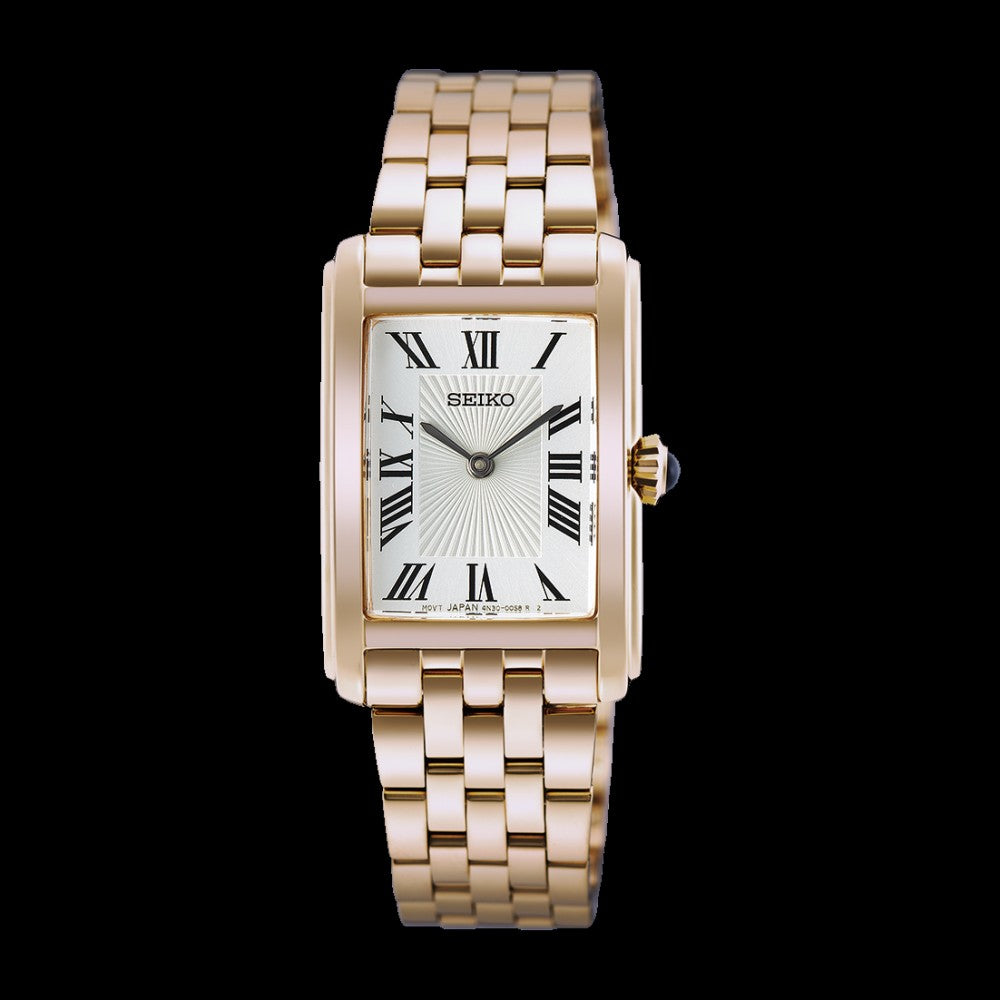 Relógio Seiko Ladies Rect Rom HGG002P1