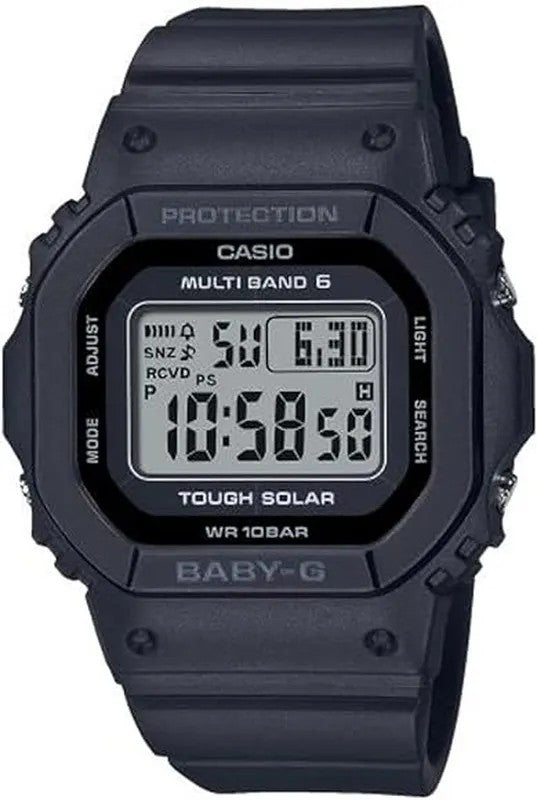 Rel p  borracha preto digi Casio BGD-5650-1ER