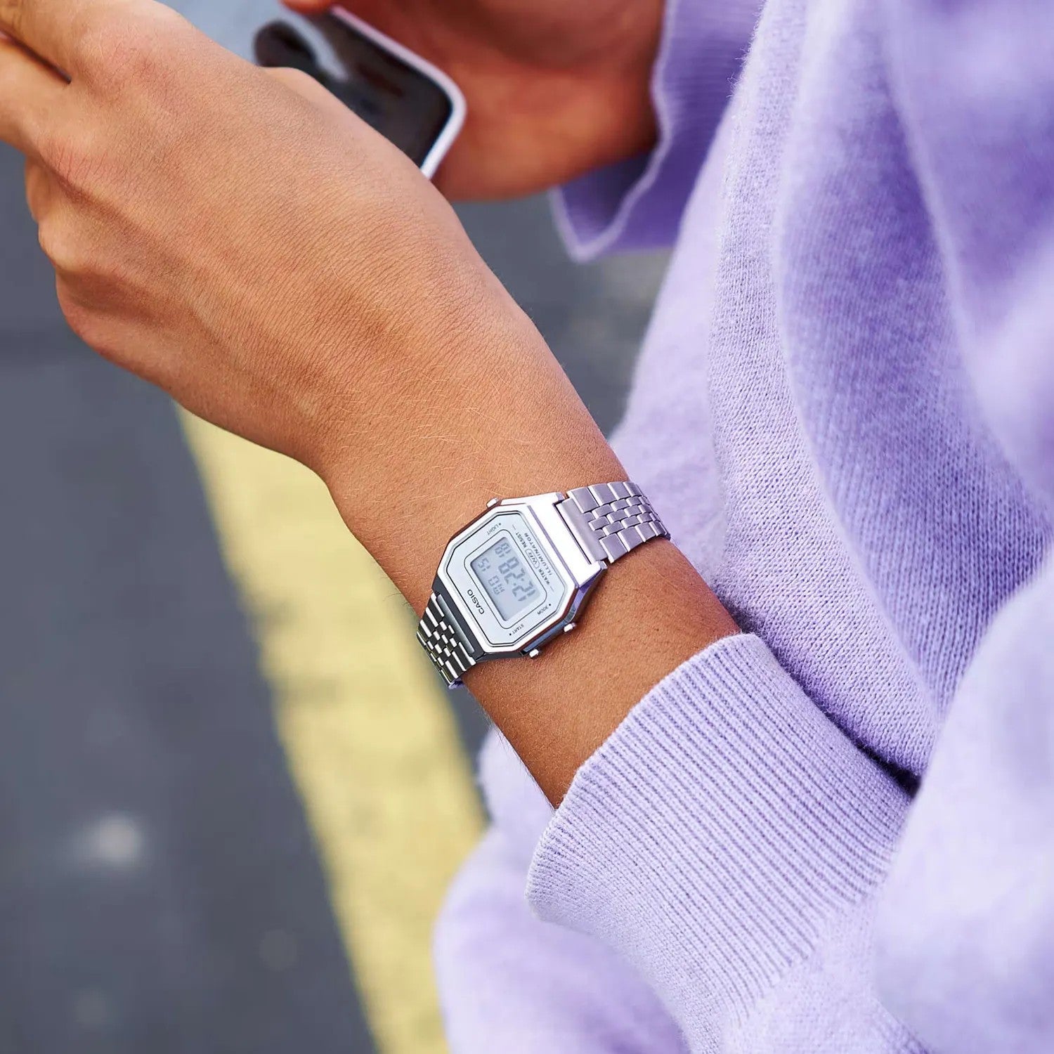 Relógio Casio Vintage Iconic Prateado - LA680WEA-7EF