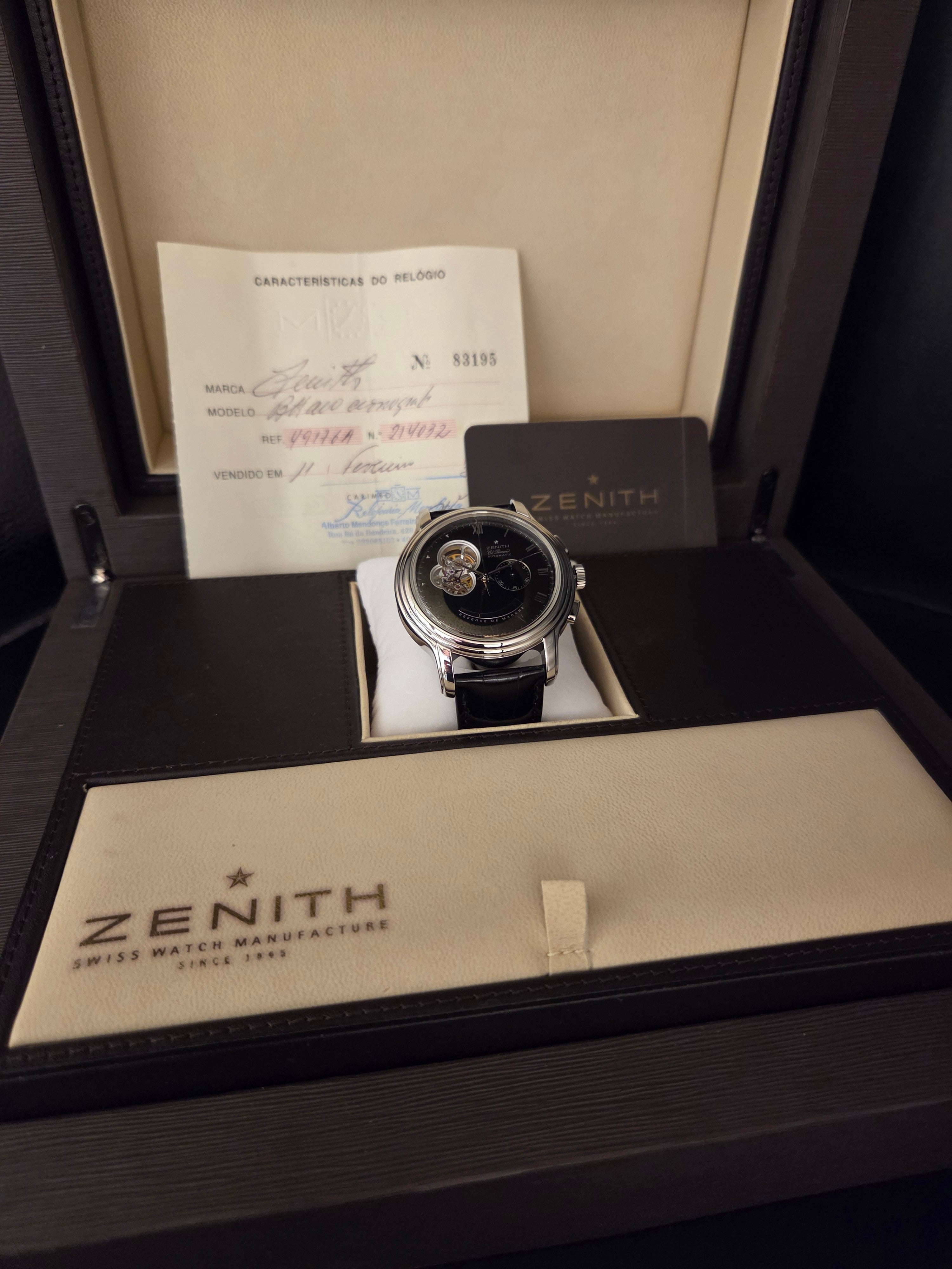 Relógio Zenith El Primero ChronoMaste refª 03.1260.4021