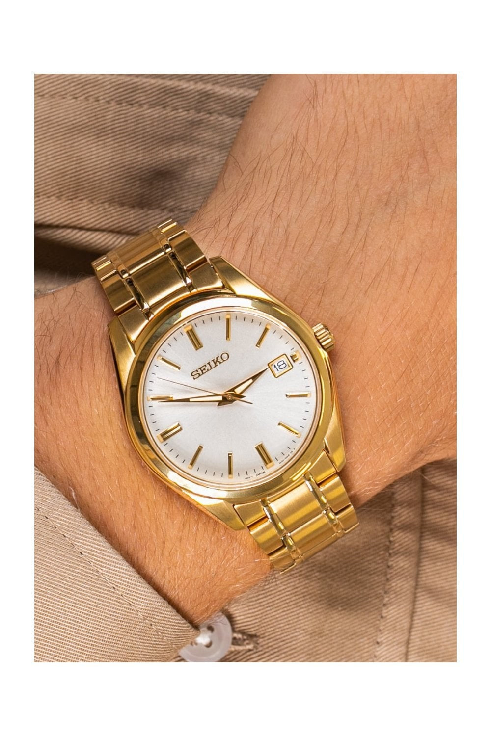 Rel p H c/ p plaqué Seiko SUR314P1