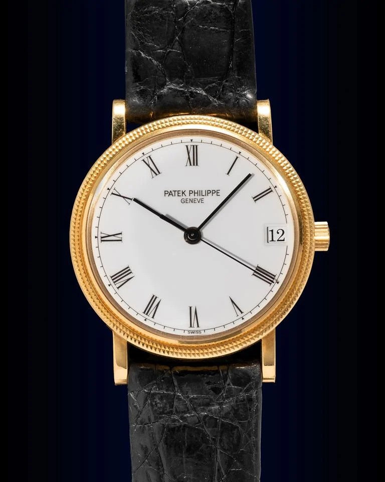 Relógio pulso em ouro Patek Philippe Calatrava refª 3802