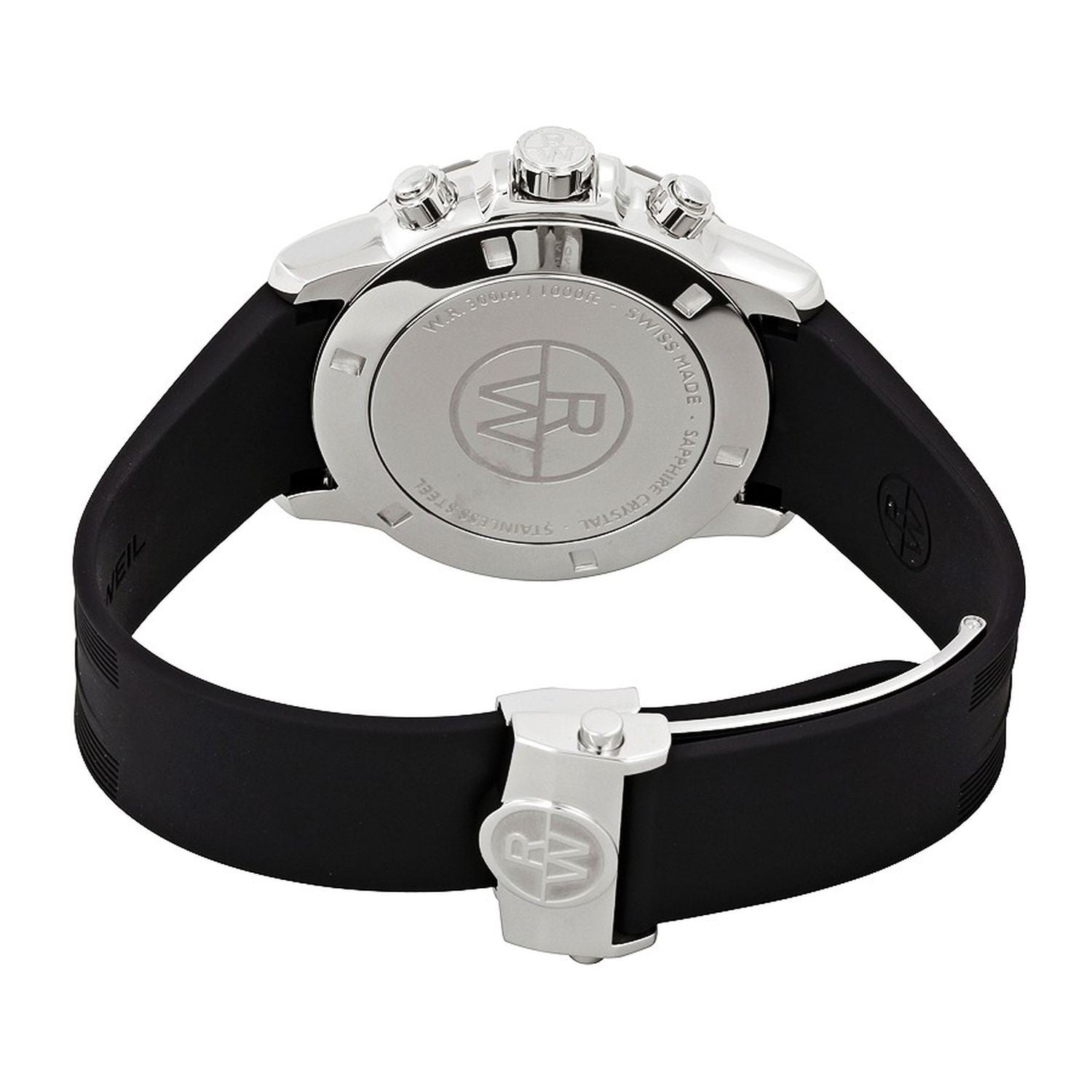 Relógio pulso H. aço crong. Raymond Weil