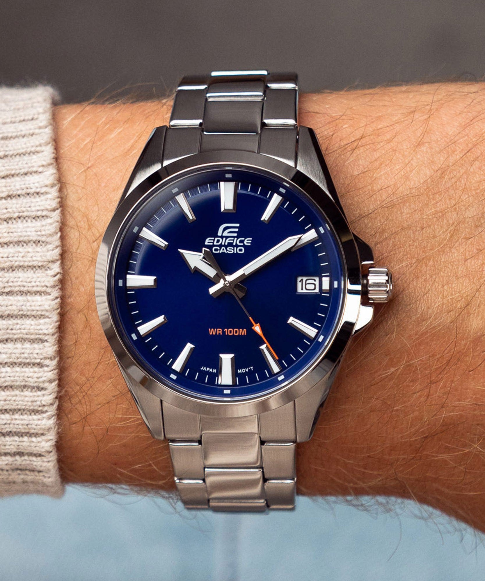Rel p H aço/aço Casio EFV-100D-2AVUEF