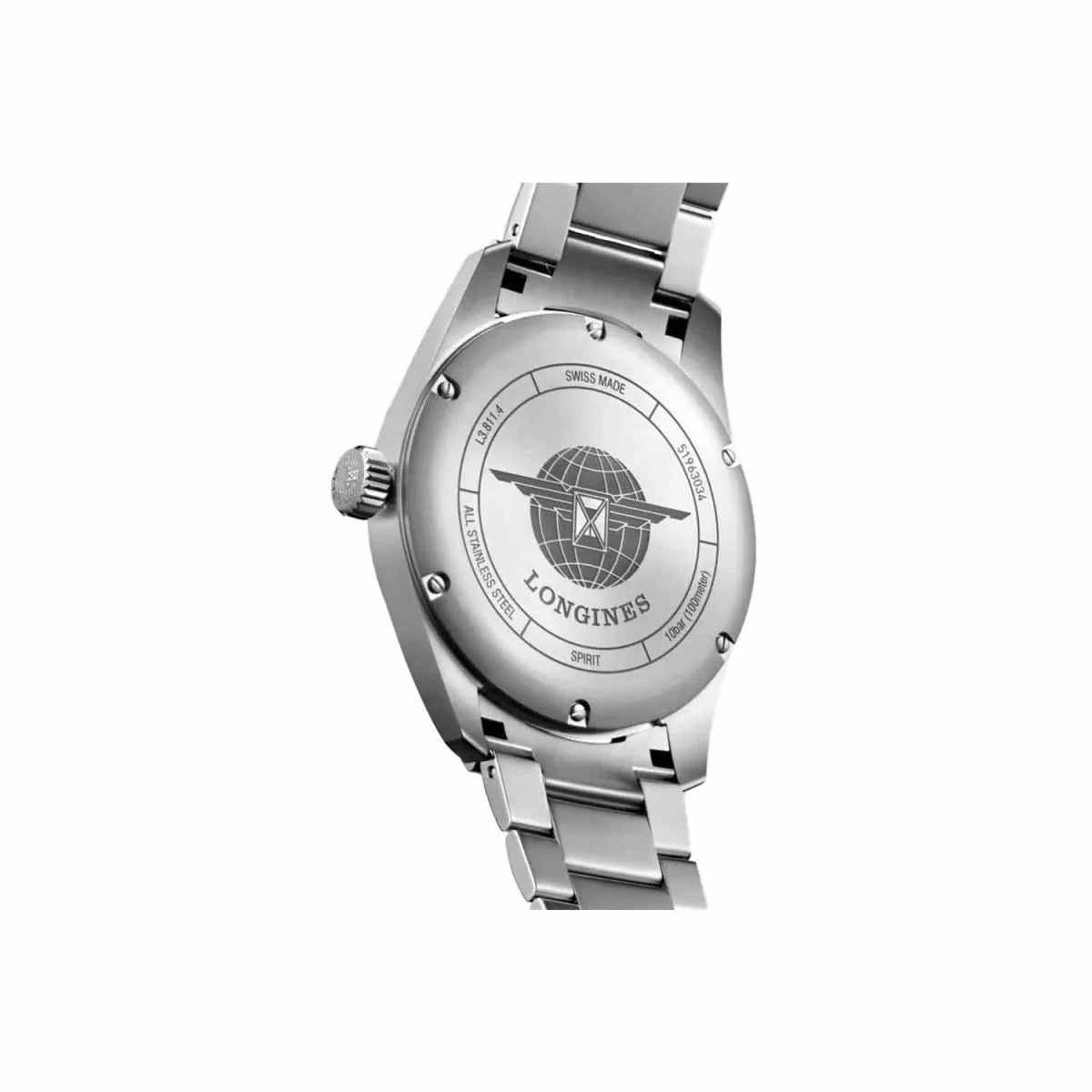 Rel p H c/ p aço autom Longines L38114536
